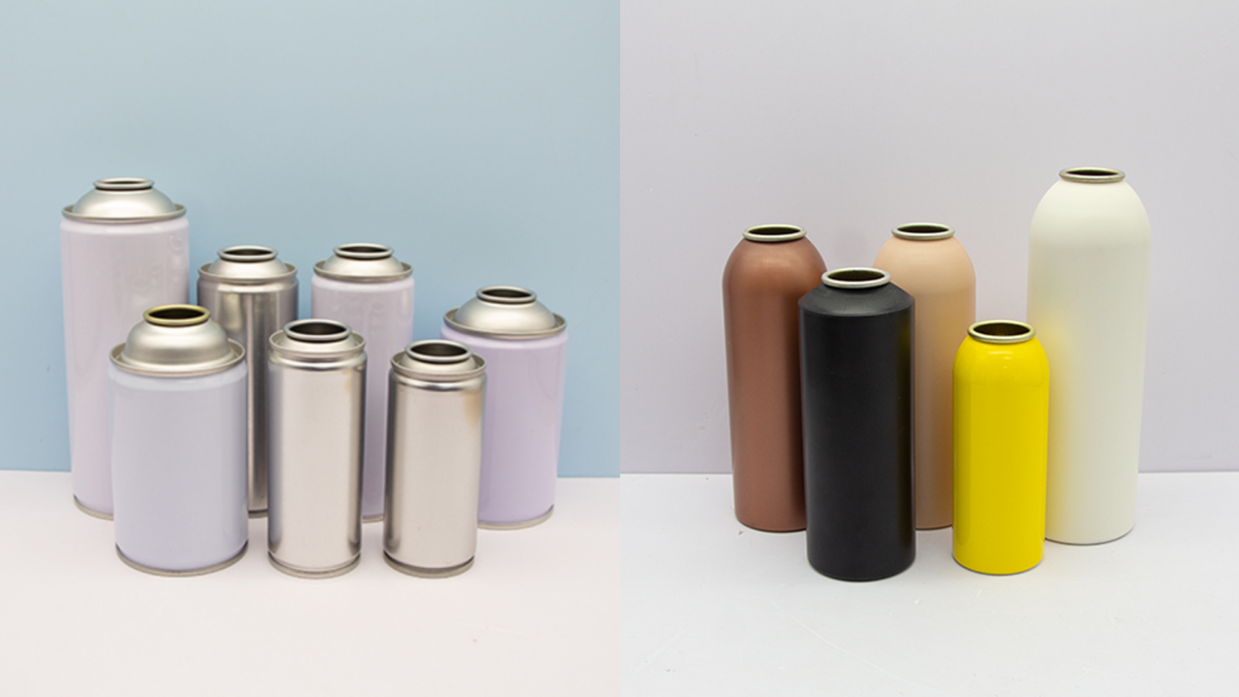 قوطی اسپری با روکش آهن و قوطی اسپری آلومینیومی Iron-plated spray cans and aluminum spray cans