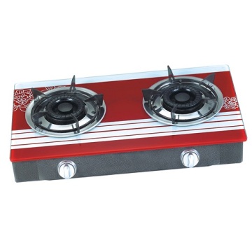 Butterfly Gas Stove 2 Burner Glass Top