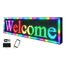 Programmable Outdoor RGB LED Display Screen for Running Messages