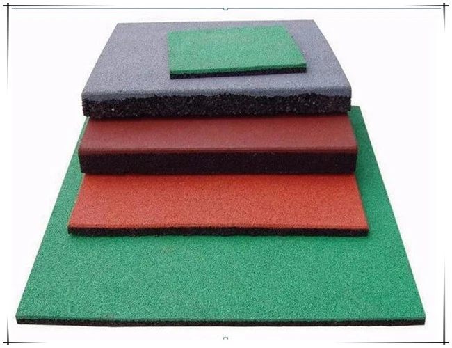 Rubber Floor Tile/Gym Rubber Tile/Interlocking Rubber Tile