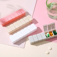 One Week Medication Box: 7-Day Pill Organizer, Portable Colorful Capsule Container