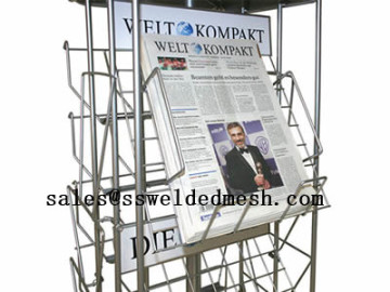 Stainless steel welded wire mesh shelves