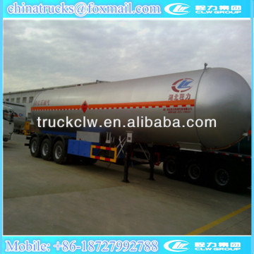 anhydrous ammonia lpg transport trailer with tri axle,cheap semi trailer 56000Liters