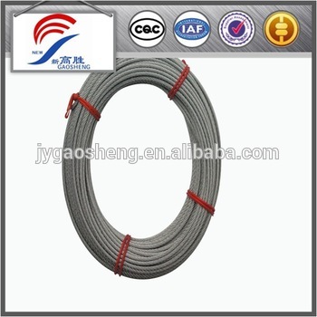 7x7 electric galvanized steel cable