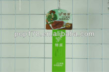 Guangzhou factory hot sales plastic clip strip,100% new pp plastic hanging display clip strip,clip strip