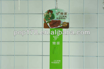 Guangzhou factory hot sales plastic clip strip,100% new pp plastic hanging display clip strip,clip strip