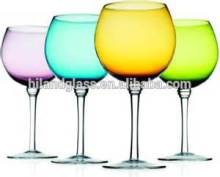 fancy colored drinking glass