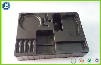 Customized Black color ESD Tray , soft PE material blister