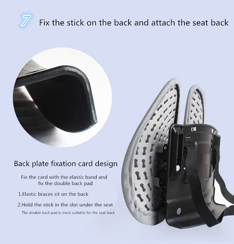 Car seat cushion double back cushion backrest protect the waist summer breathable office use driving