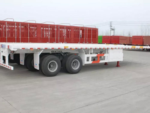 40ft 2 axles flatbed container semi-trailer