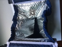 reusable supermarket shopping cart insulated grab bag