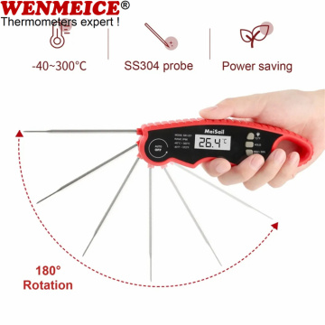 Digital display Rotation Meat Thermometer Custom