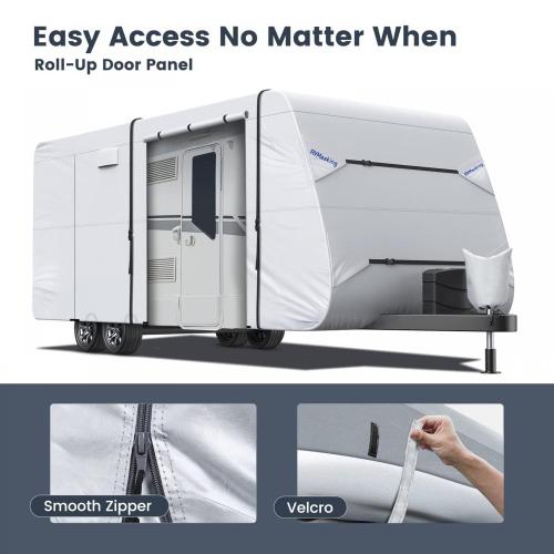 2022 Rip-Stop RV Cover Windproof Travel Trailer Cover