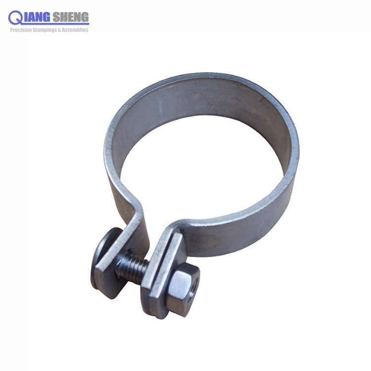 OEM Custom galvanized pipe metal u shape stainless steel spring clamps