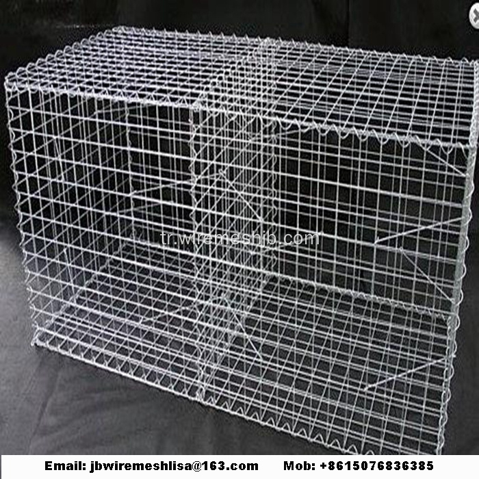 Sıcak Daldırma Galvaniz Kaynaklı Taş Kafes Net / Gabion Mesh