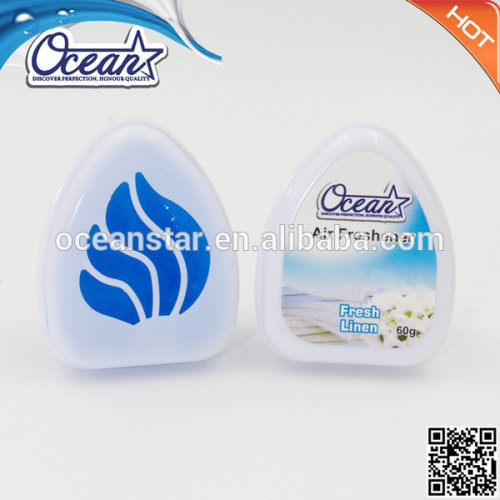 3PK best quality cheap soild mini gel air freshener with long lasting