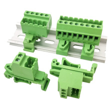 5.08MM pitch Pluggable Din rail mounted terminal block