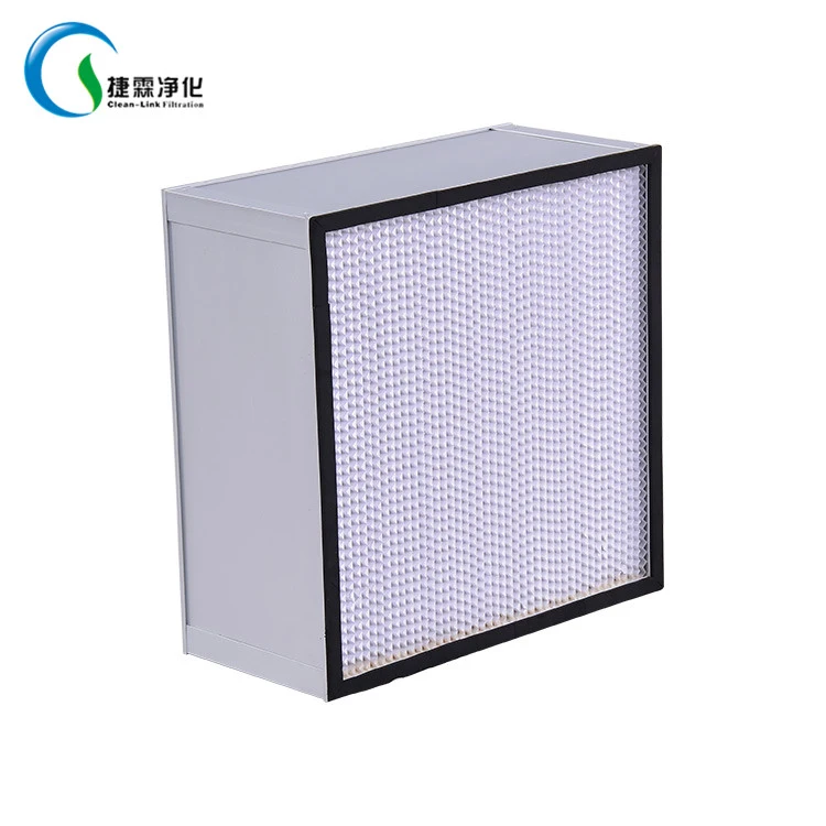 99.99% High Efficiency and Capacity Aluminum Pleated HEPA for HVAC Industry Filter