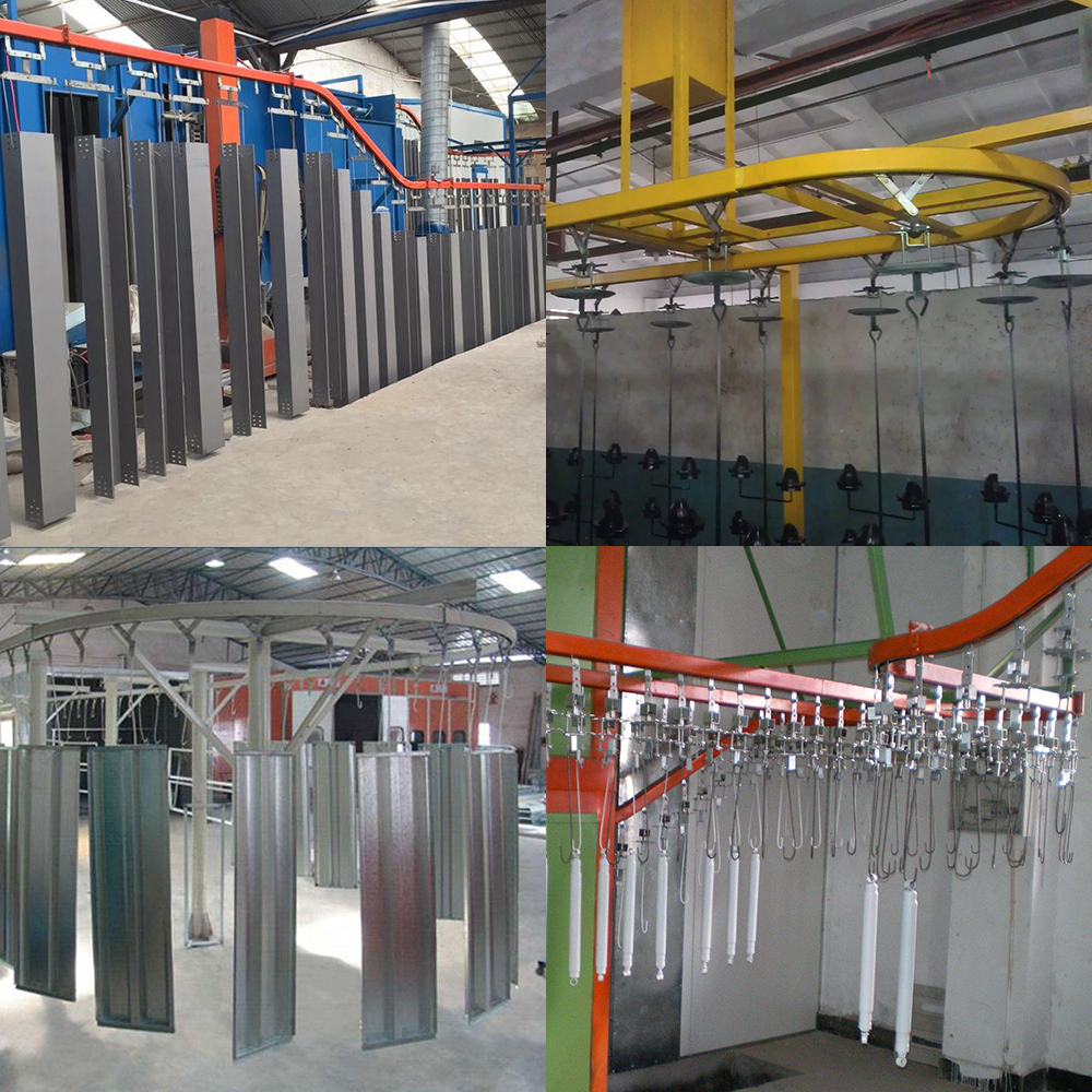 Industrial overhead conveyor hanging chain conveyor system