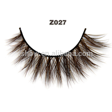 Purple mink eyelashes wholesale price private label 100%mink hair eyelashes