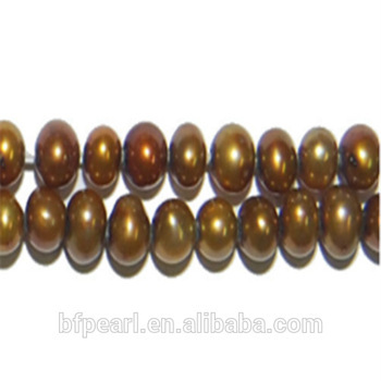 4-5mm Coffee Potato Shaped Loose Seed Pearls Strands