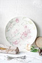 Ceramic illustration style Western tableware