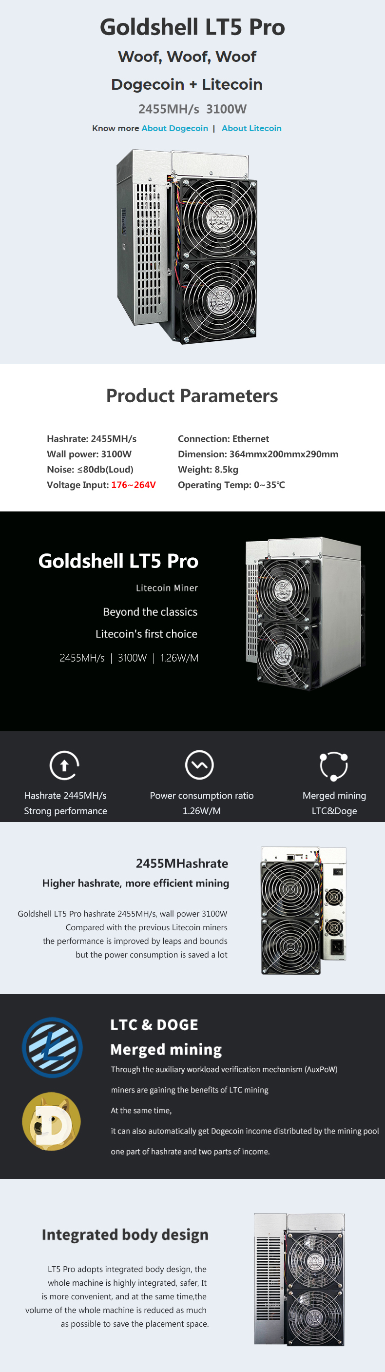 Goldshell Lt5 Pro Miner