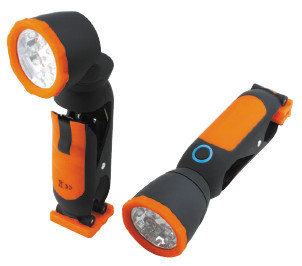 3 * trabajo AA 12 LED luz LED con cabeza ajustable