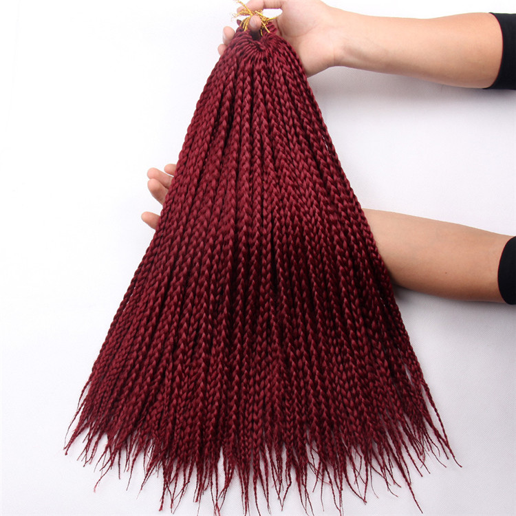 14inch box braids 22 strands/pack crochet synthetic hair extension wholesale