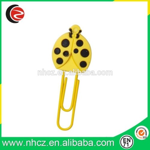 Bug Shaped Soft PVC Paper Clip