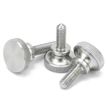 Standard Manufacturer of Stainless Steel 304 Flathead Bolts with Manual Knurled Thumbscrews