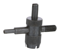 Hardened steel 4-way valve repair tool