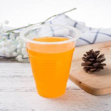 Manufacture Oem Custom Logo Round Disposable PP Plastic Juice Cup