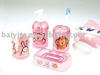 bathroom set,cup,soap box,toothbrush cup,soap lifter