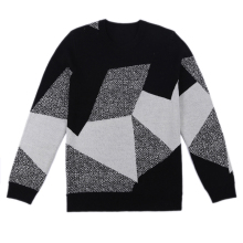 High quality custom Pure color contrast sweater Contrast sweater Autumn contrast sweater