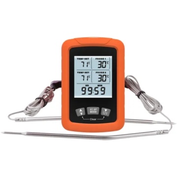 Large LCD Meat Thermometer with Timer for Oven