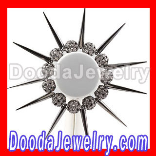 Black Rhinestone Spike Beads Basketball Wives Inspired Bracelets Wholesale?