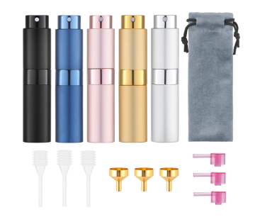 8ml Travel Perfume Atomizer Refillable Mini Cologne Spray Bottle