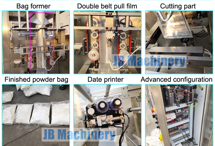 JB-720F High Speed Automatic Vertical Bag Pouch Spices Red Chilli Powder Packing Machine