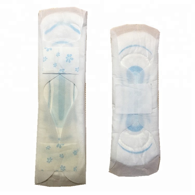 Ultra thin perforated mesh surface topsheet high absorption sanitary pad lady/women sanitary pad