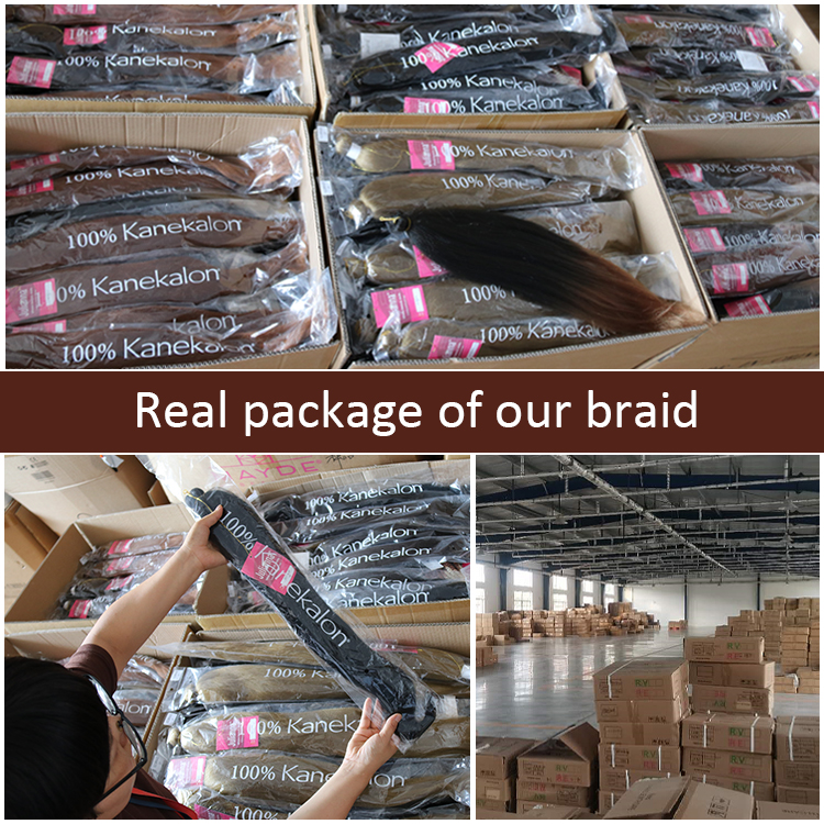 26 inches braid professional long synthetic hair braiding hair products private label Kanekalon braids