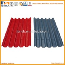 Easy installation synthetic resin roofing tile with heat resistance