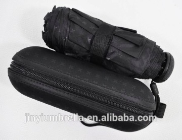 black 5 folding umbrella with box advertising 5 folding umbrella