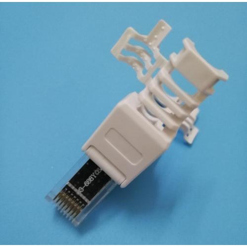 8P8C Cat6A-Stecker, werkzeuglos Modularer Steckverbinder