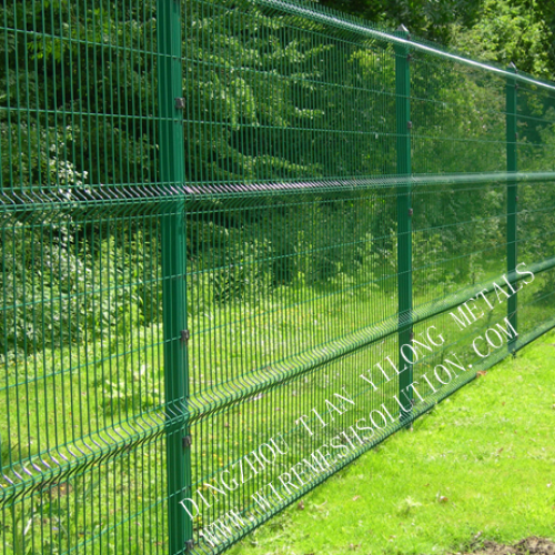 powder coated welded galvanized wire fence