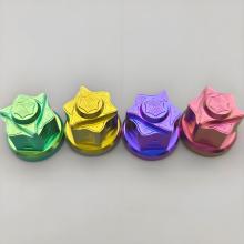 Precision Titanium Alloy Closed Nut Motorcycle Modification