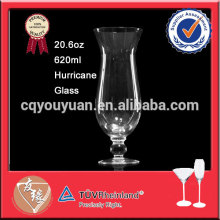 Barware handmade clear cocktail glassware 20oz