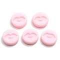 Kawaii Round Candy Resin Cabochon Simulation Lebensmittel mit Lippenform Großhandel DIY Haarschmuck Schmuckherstellung