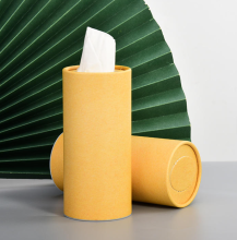 Free Custom Logo Car Portable Cylinder Box Tissue