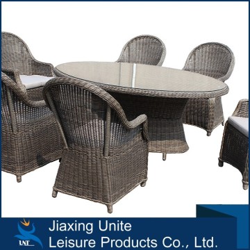 7pcs wicker rattan chat set outdoor furniture set